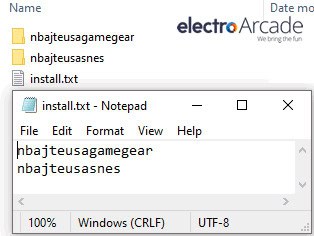 install txt contents