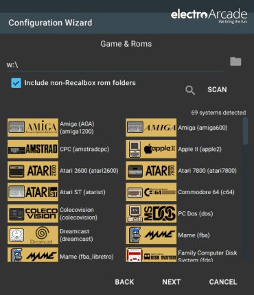 skraper detected consoles emulators