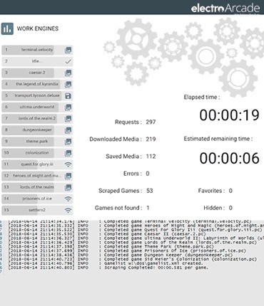 skraper finished crawling pandora box roms