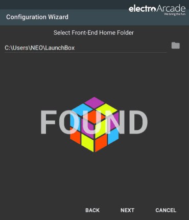 skraper roms games folder selection