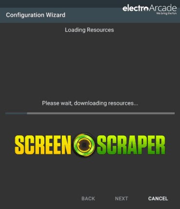 skraper start screen