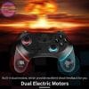 switch gamepad controller with dual rumble feedback