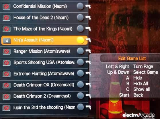 alphashow hide game list