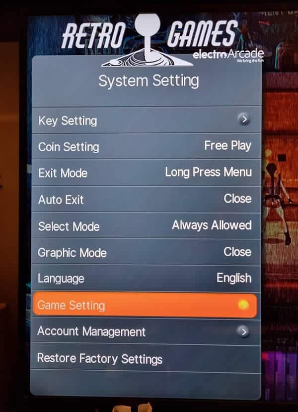 alphasystem settings
